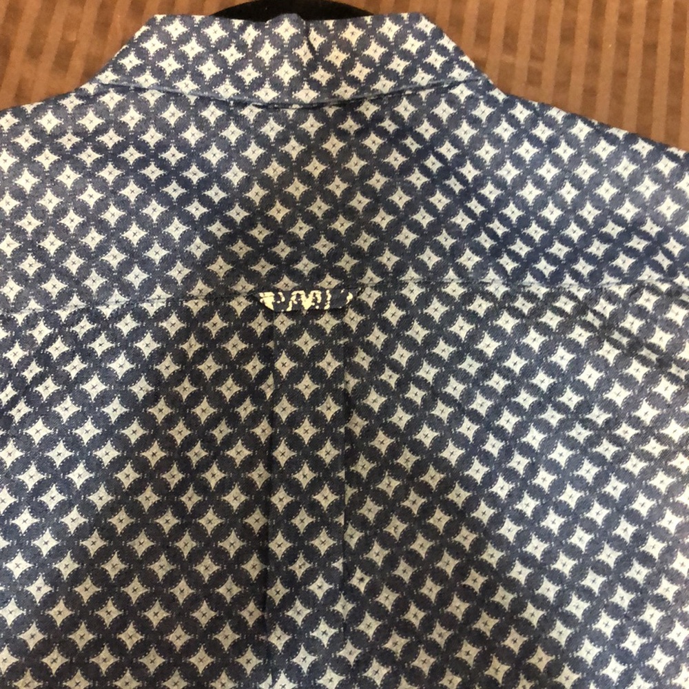 7 Diamonds Diamond Pattern Button Down. Med Nwot - image 5